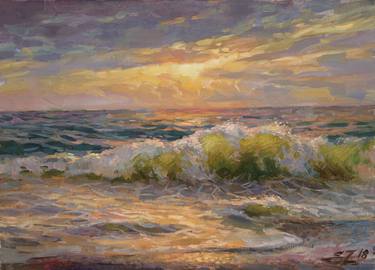 Print of Seascape Paintings by Serguei Zlenko