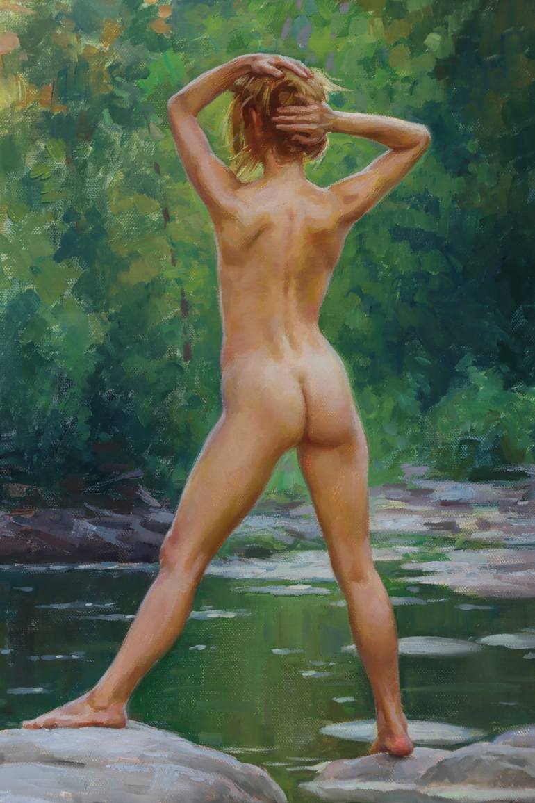 Original Erotic Painting by Serguei Zlenko