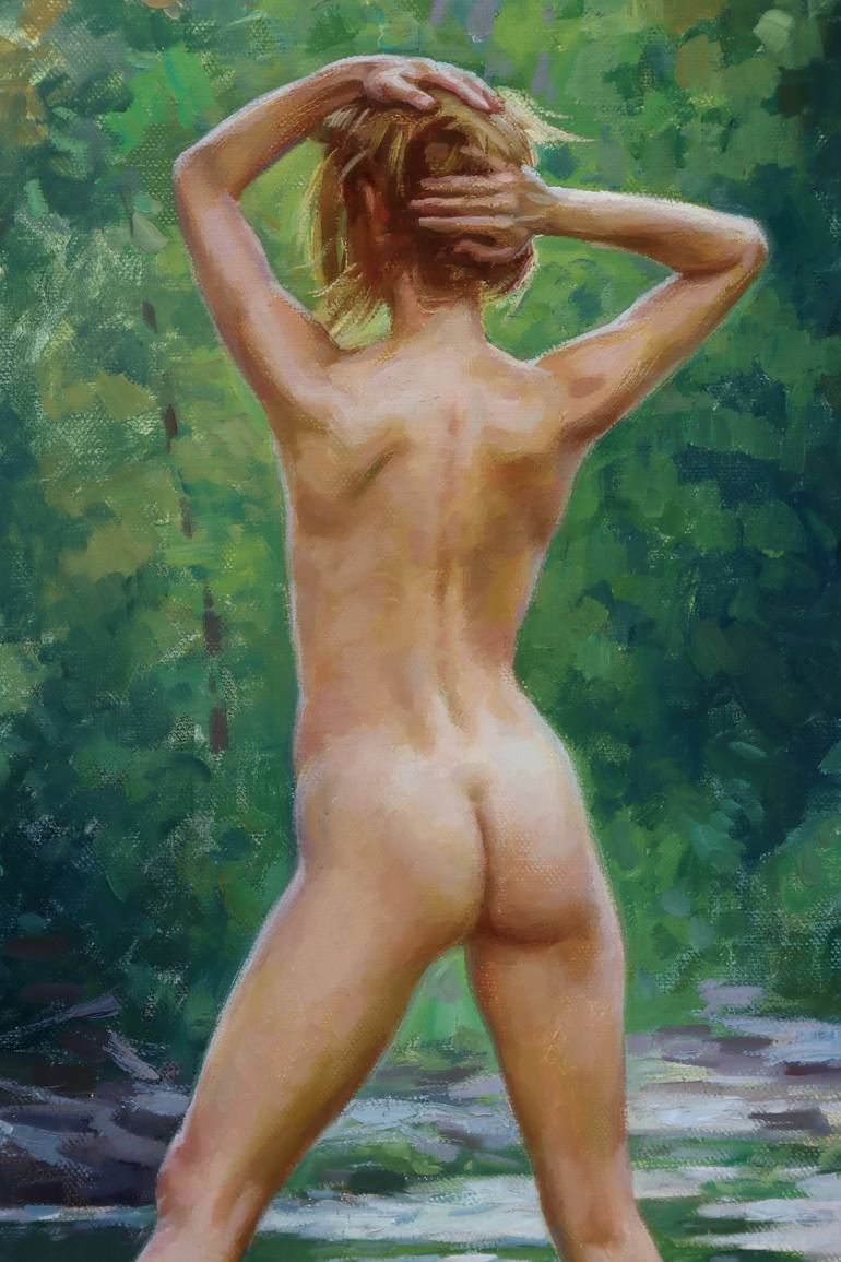 Original Erotic Painting by Serguei Zlenko