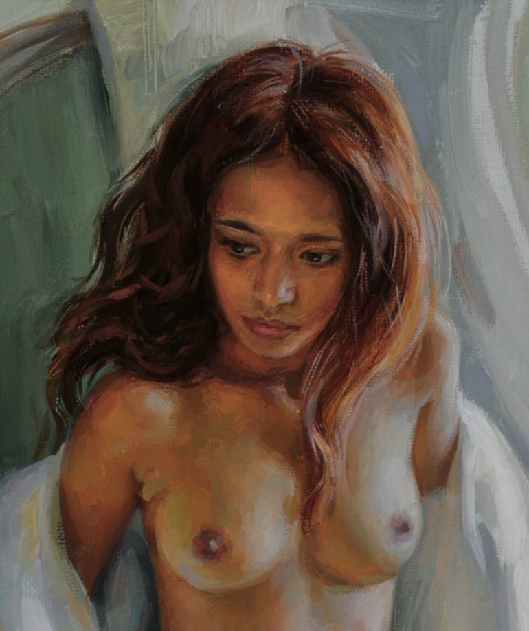 Original Erotic Painting by Serguei Zlenko