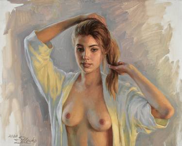 Print of Fine Art Erotic Paintings by Serguei Zlenko