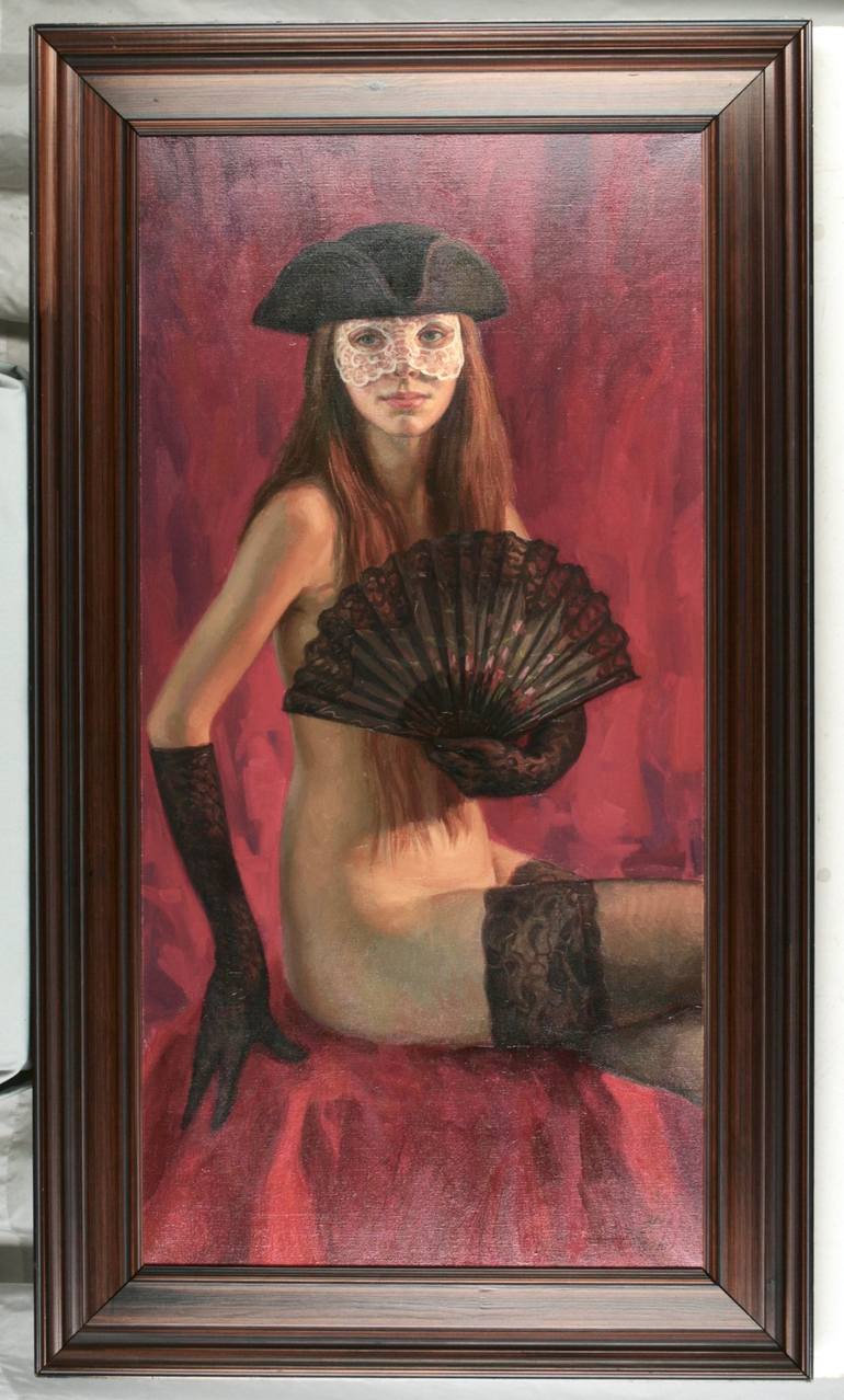 Original Figurative Nude Painting by Serguei Zlenko