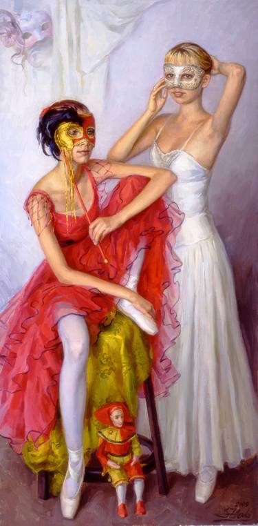 Print of Fine Art Performing Arts Paintings by Serguei Zlenko