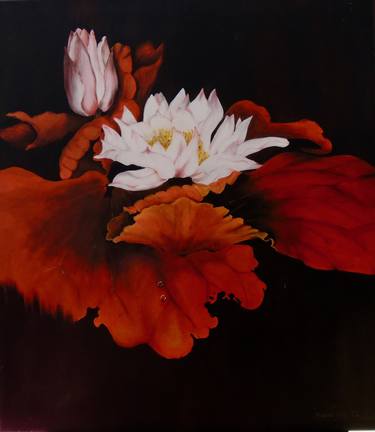 Original Floral Paintings by Jasmine Diez