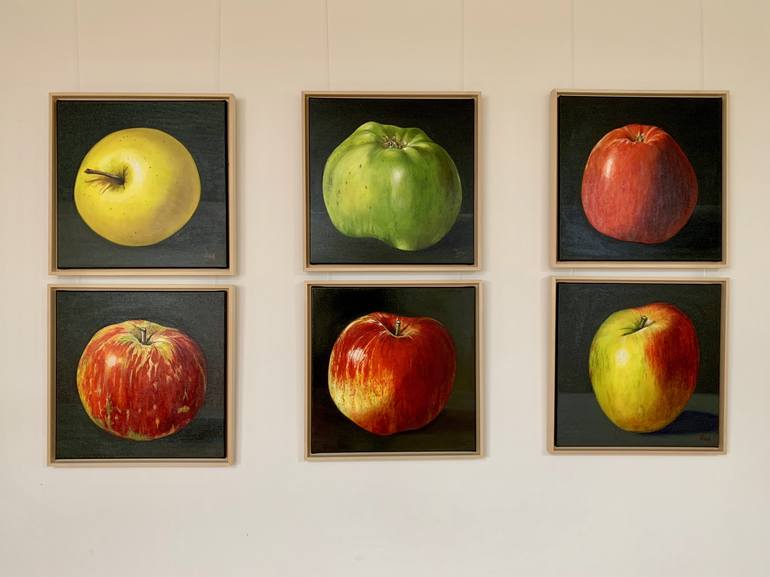 Original Figurative Food Painting by Jasmine Diez