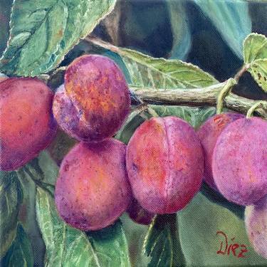 Original Figurative Food Paintings by Jasmine Diez