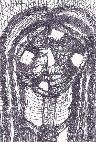 Print of Expressionism Portrait Drawings by Swarnaly Mitra Rini