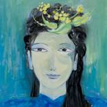 Blue girl by Nguyen Xuan Anh