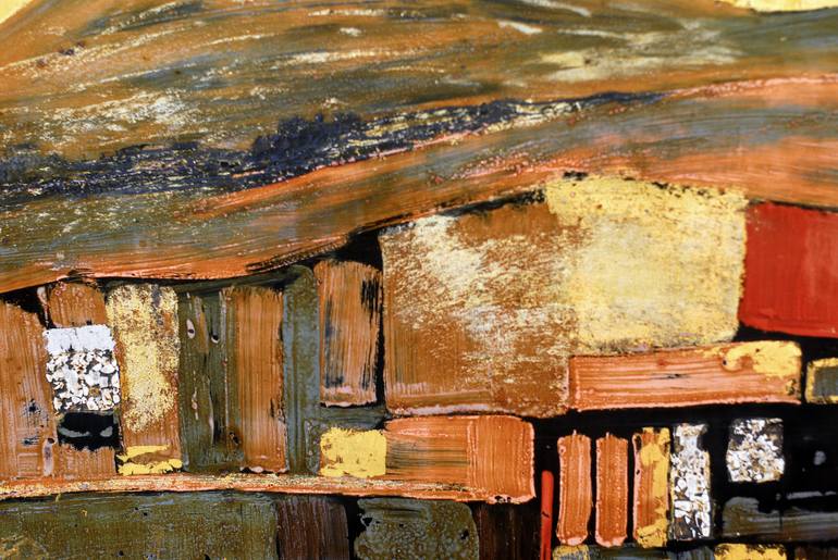 Original Abstract Expressionism Abstract Painting by Nguyen Xuan Anh