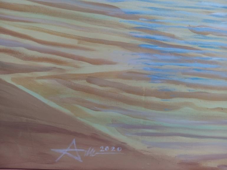 Original Abstract Expressionism Abstract Painting by Nguyen Xuan Anh