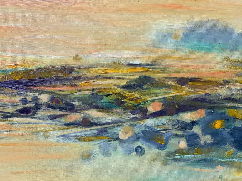 Original Abstract Expressionism Abstract Painting by Nguyen Xuan Anh