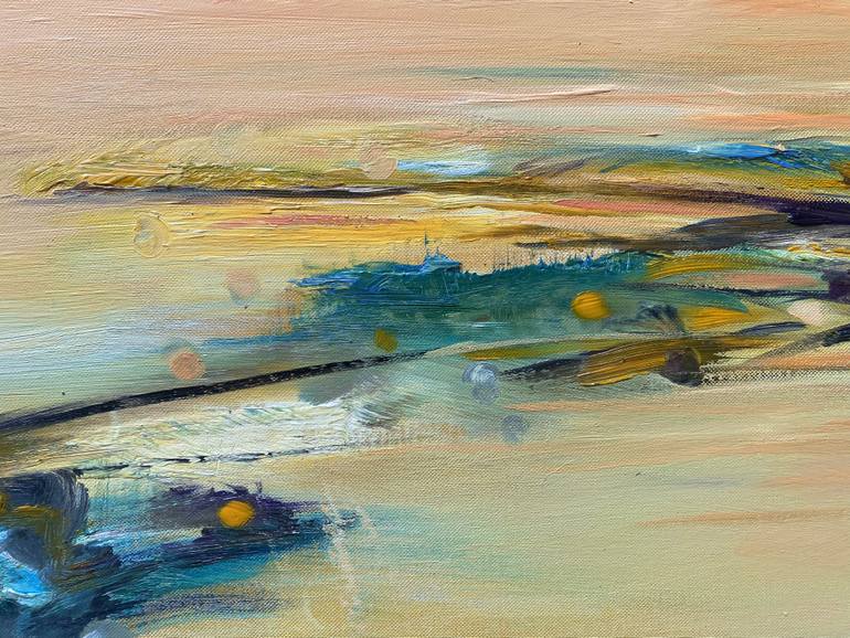 Original Abstract Expressionism Abstract Painting by Nguyen Xuan Anh