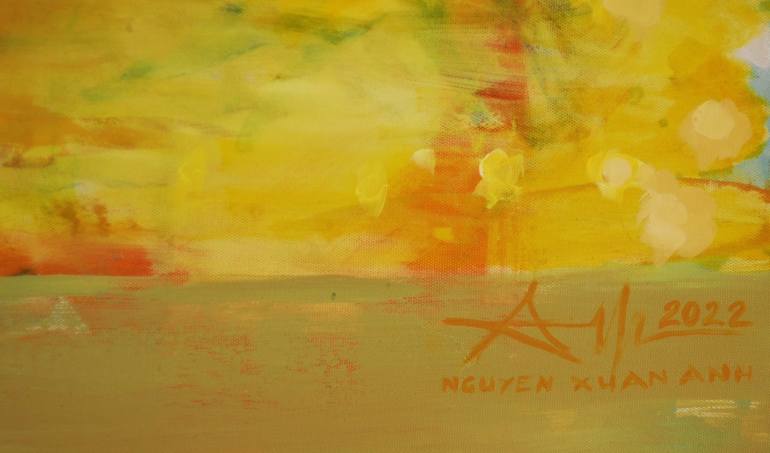 Original Abstract Painting by Nguyen Xuan Anh