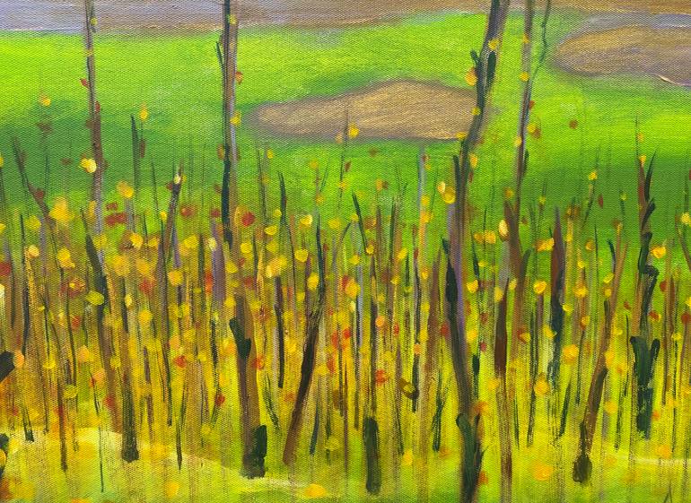 Original Abstract Expressionism Abstract Painting by Nguyen Xuan Anh