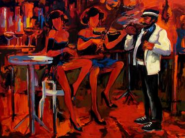 Print of Expressionism People Paintings by Seba Art Gallery