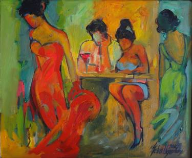 Original Figurative Women Paintings by Seba Art Gallery