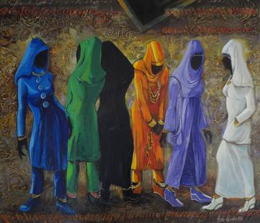 Print of Figurative Women Paintings by Seba Art Gallery