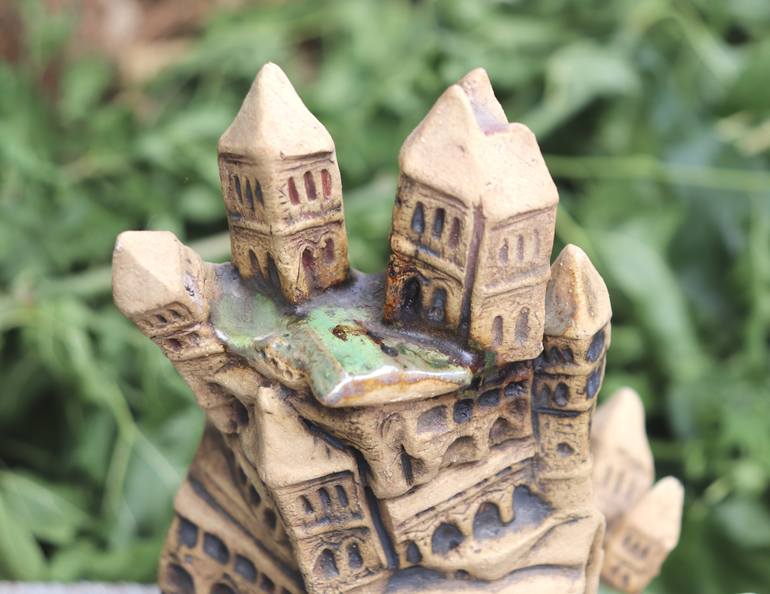 Original Art Deco Fantasy Sculpture by Sonja Bikic