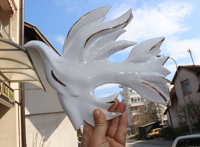Original Art Deco Animal Sculpture by Sonja Bikic