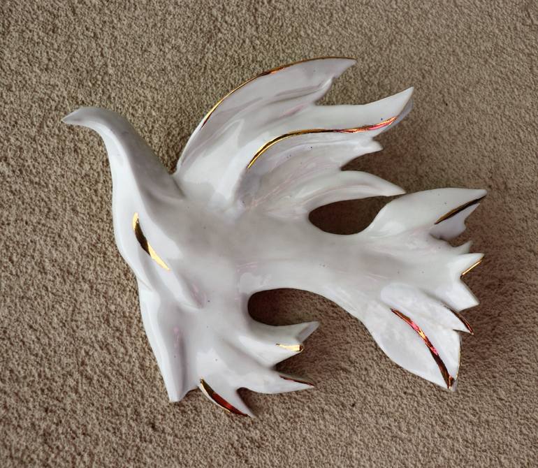 Original Art Deco Animal Sculpture by Sonja Bikic