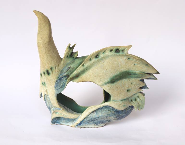Original Art Deco Animal Sculpture by Sonja Bikic