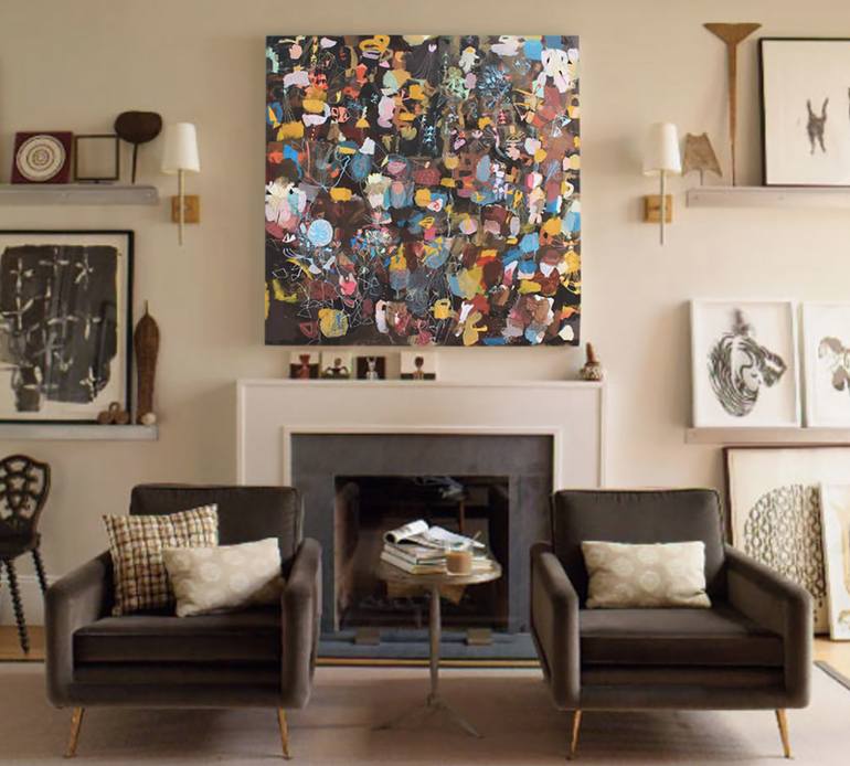 Original Abstract Painting by Sarah Giannobile