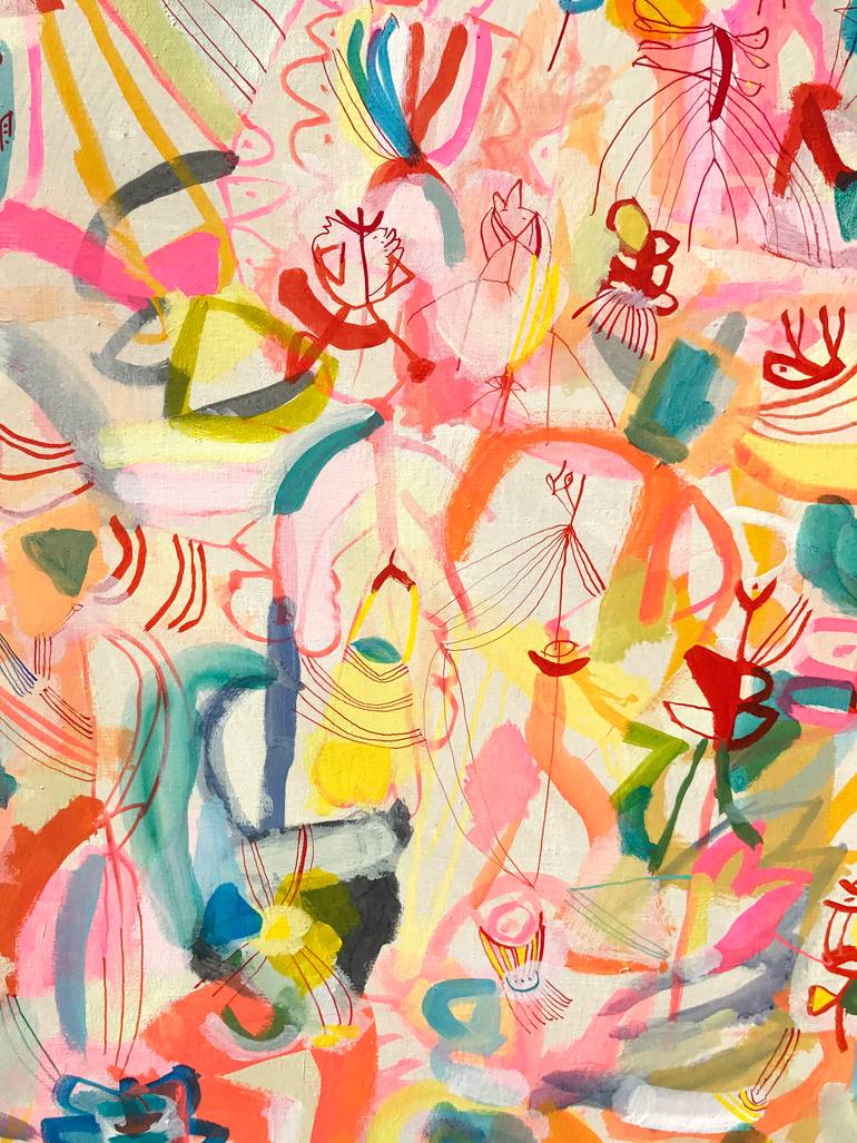 Original Abstract Landscape Painting by Sarah Giannobile