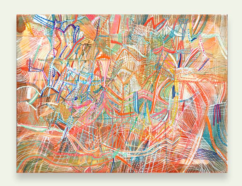 Original Abstract Nature Painting by Sarah Giannobile
