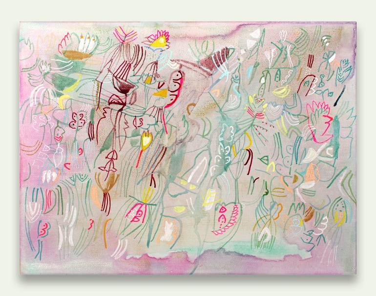 Original Abstract Nature Painting by Sarah Giannobile