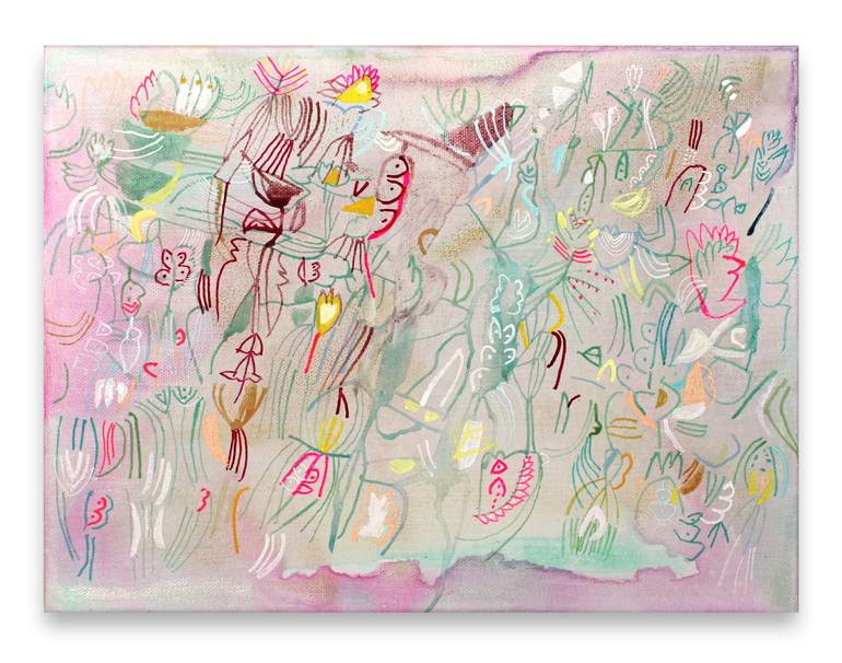 Original Abstract Nature Painting by Sarah Giannobile