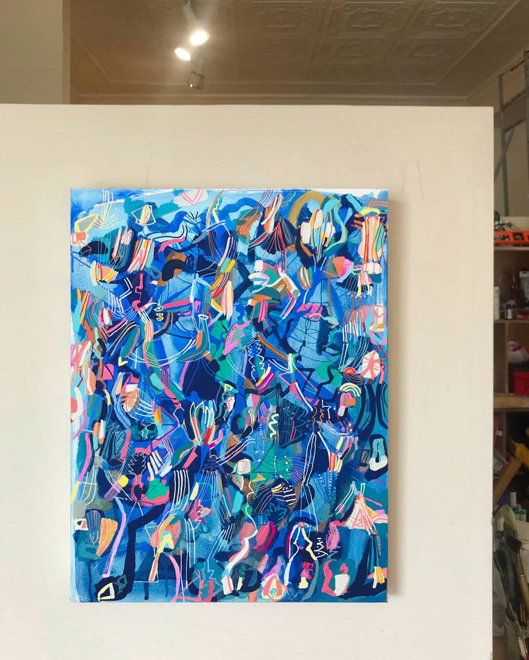 Original Abstract Nature Painting by Sarah Giannobile