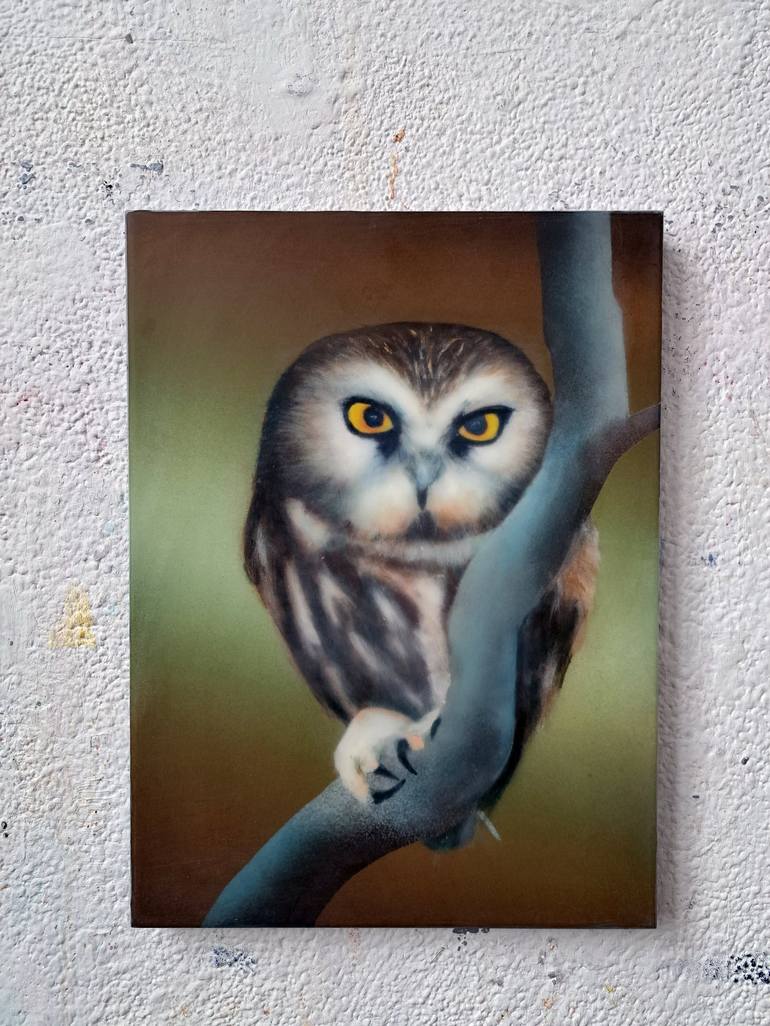 Original Fine Art Animal Painting by rob regeer