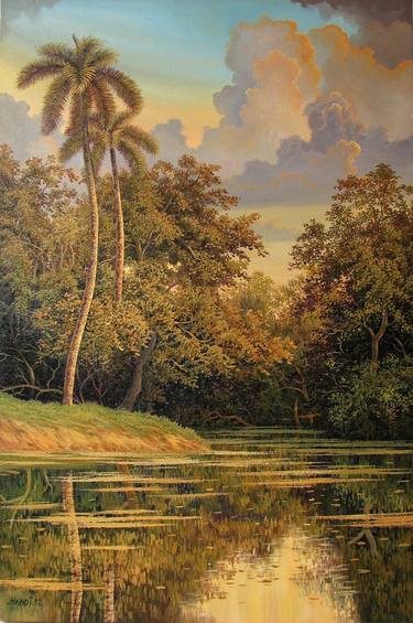 Original Realism Nature Painting by Hanoi Martinez Leon