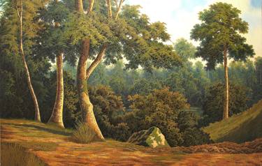 Original Realism Landscape Paintings by Hanoi Martinez Leon