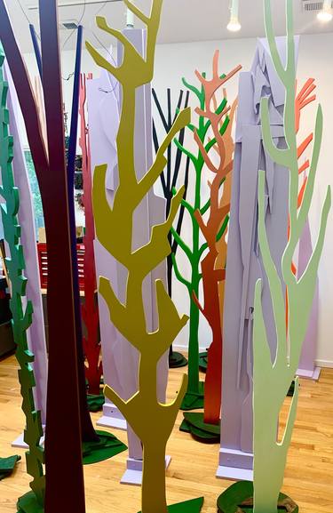 Original 3d Sculpture Abstract Installation by Dianne Bugash