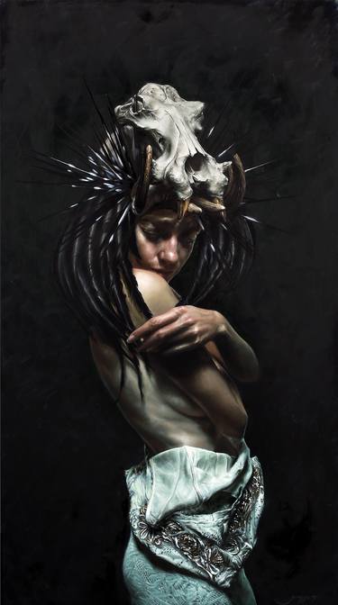 Original Realism People Paintings by Victor Grasso