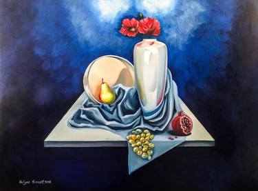 Original Surrealism Still Life Paintings by Halyna Kuznetsova