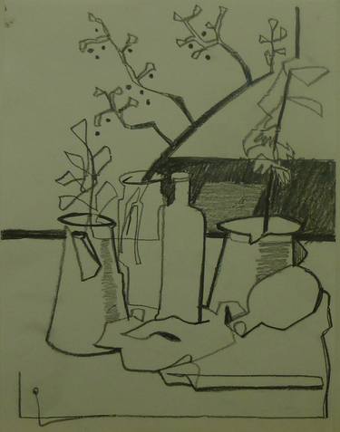 Print of Abstract Expressionism Still Life Drawings by Archie Sotak