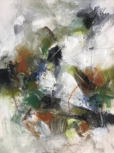 Original Abstract Expressionism Abstract Paintings by Kathleen Pequignot