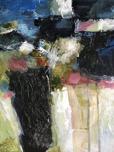 Original Abstract Landscape Paintings by Kathleen Pequignot