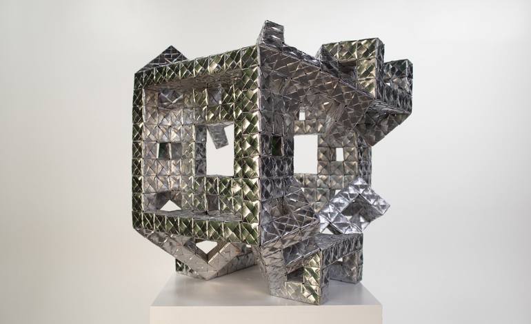 Original Geometric Sculpture by Vance Houston