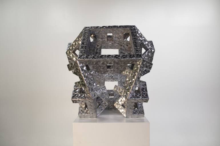 Original Geometric Sculpture by Vance Houston