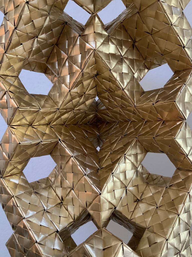 Original Abstract Geometric Sculpture by Vance Houston