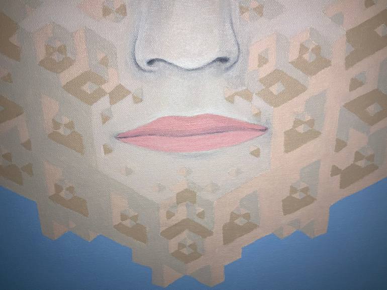 Original Cubism Fantasy Painting by Vance Houston