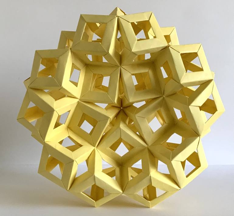 Original Polyhedral Geometric Sculpture by Vance Houston