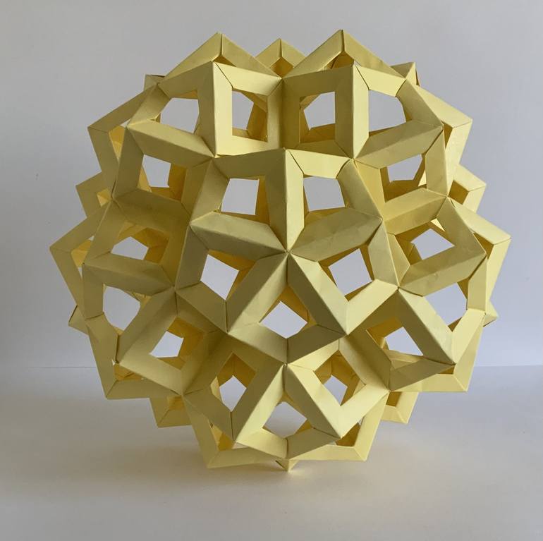 Original Polyhedral Geometric Sculpture by Vance Houston