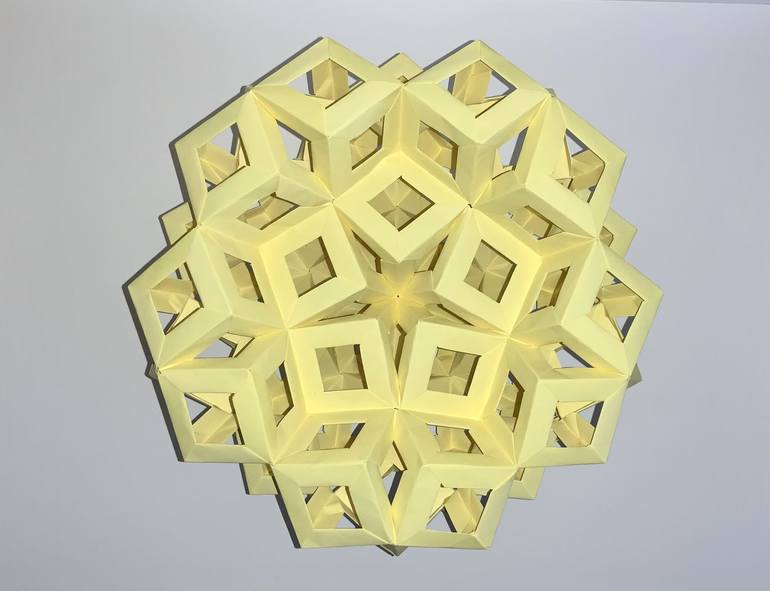 Original Polyhedral Geometric Sculpture by Vance Houston