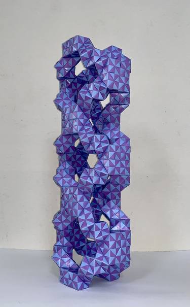 Origami Fractal Cubic Polyhedron Tower thumb
