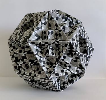 Origami Snub Cube Interlocking Design thumb