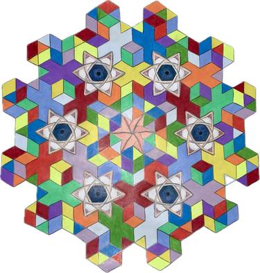 Original Geometric Drawings by Vance Houston